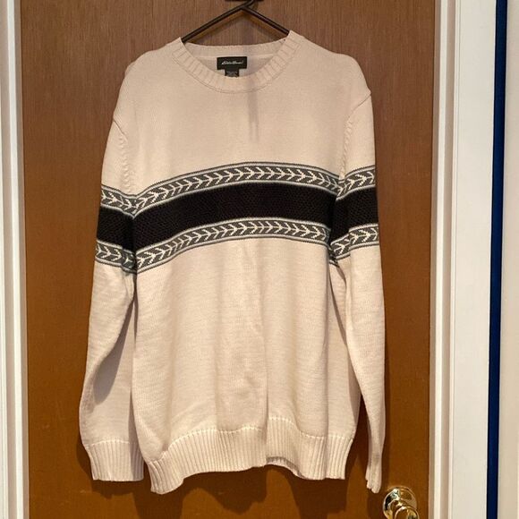 Mens Eddie Bauer long sleeve Sweater XLT Thick heavy weight - Picture 1 of 6